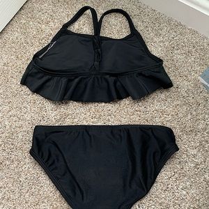 Girls black bathing suit
